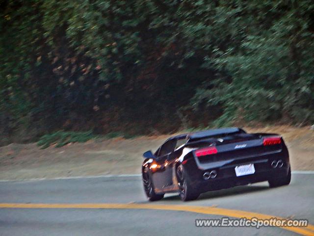 Lamborghini Gallardo spotted in Malibu, California