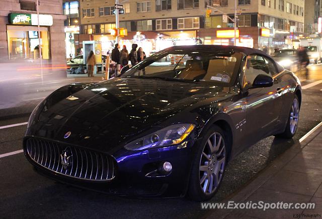 Maserati GranCabrio spotted in Manhattan, New York