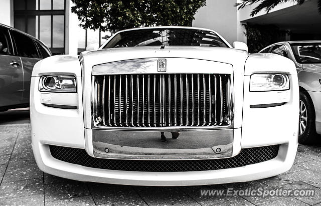 Rolls Royce Ghost spotted in Miami, Florida