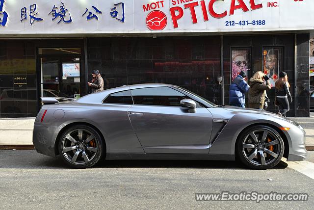 Nissan GT-R spotted in New York City, New York