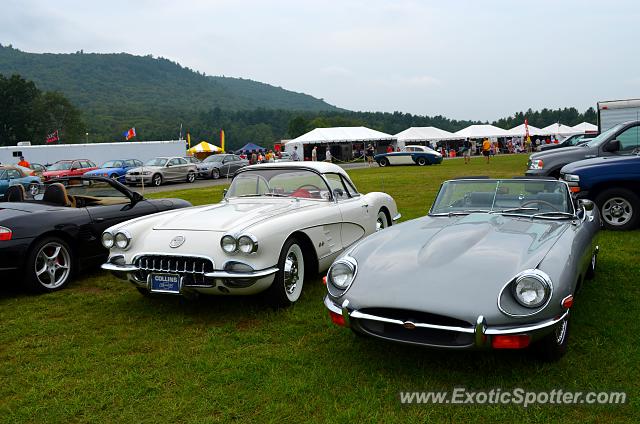 Jaguar E-Type spotted in Lakeville, Connecticut