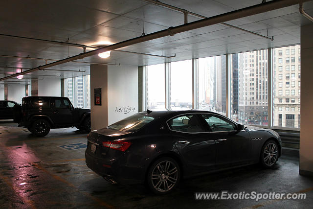 Maserati Ghibli spotted in Chicago, Illinois