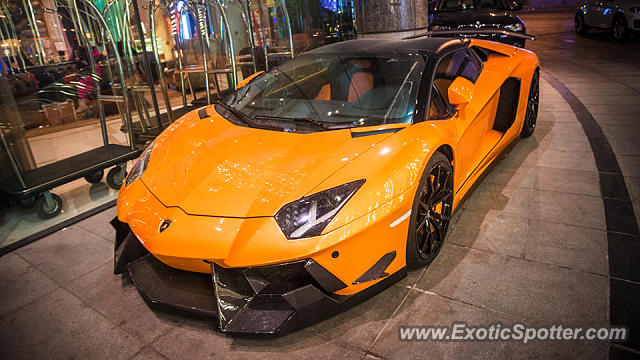Lamborghini Aventador spotted in Dalian, China