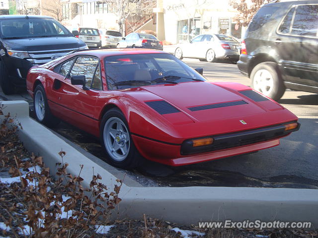 Ferrari 308 spotted in Cherry Creek, Colorado