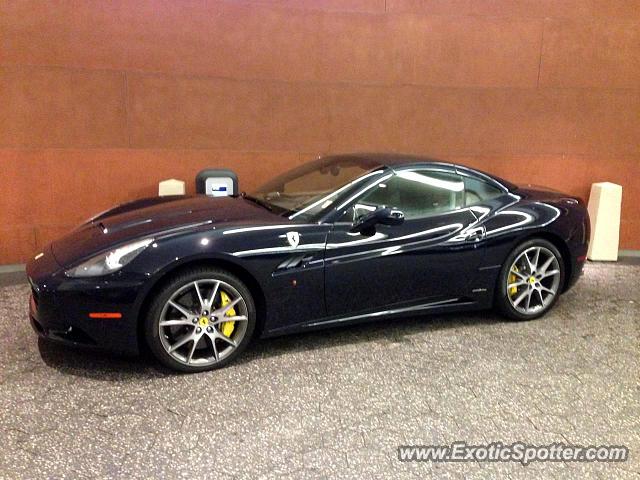 Ferrari California spotted in San Francisco, California