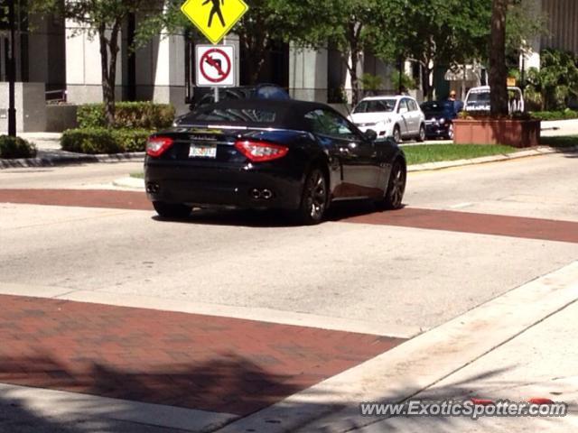 Maserati GranCabrio spotted in Fort Lauderdale, Florida