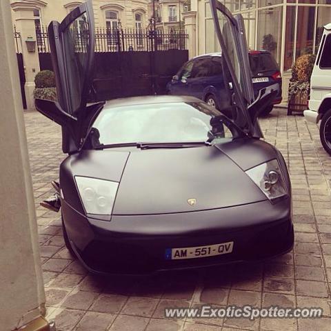 Lamborghini Murcielago spotted in Paris, France