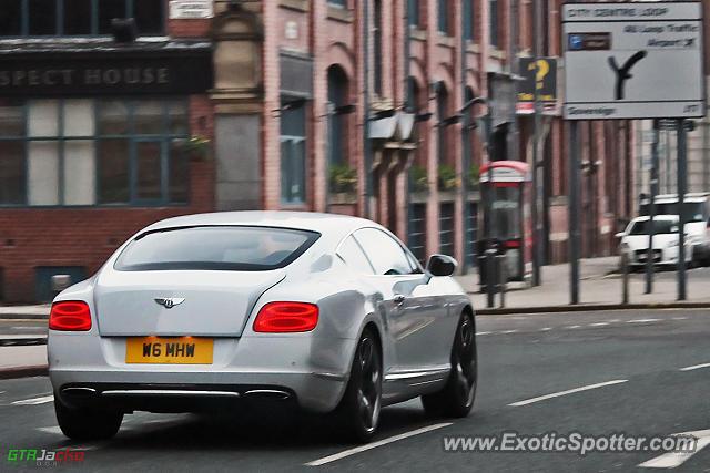 Bentley Continental spotted in Leeds, United Kingdom