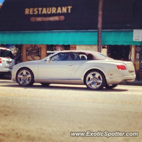 Bentley Continental spotted in Fort Lauderdale, Florida