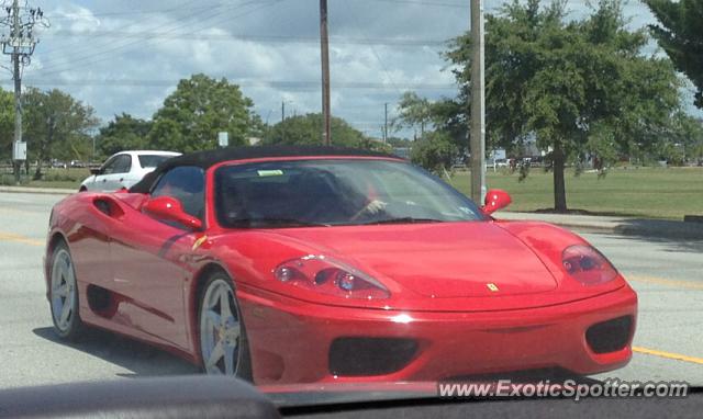 Ferrari 360 Modena spotted in Topsail Beach, North Carolina