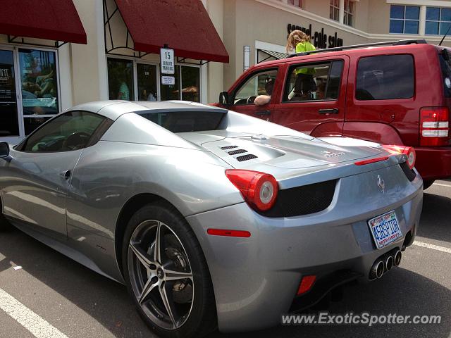 Ferrari 458 Italia spotted in Raleigh, North Carolina