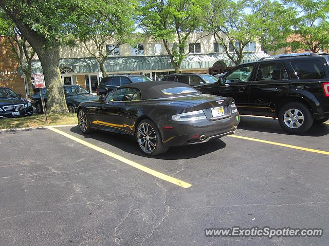 Aston Martin DB9 spotted in Northfield, Illinois