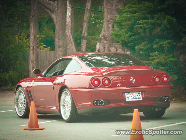 Ferrari 550 spotted in Carmel, California