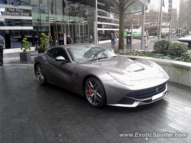 Ferrari F12 spotted in London, United Kingdom