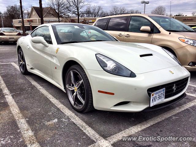 Ferrari California spotted in Reston, Virginia