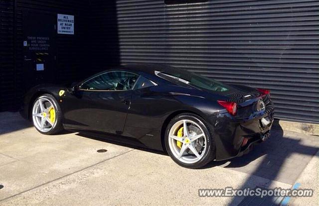 Ferrari 458 Italia spotted in Sydney, Australia