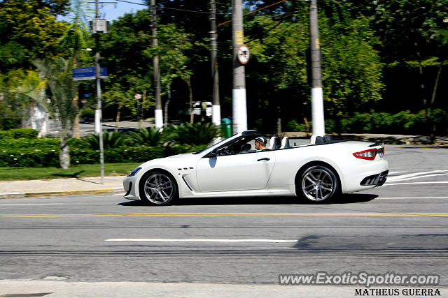 Maserati GranCabrio spotted in São Paulo, Brazil