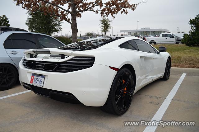 Mclaren MP4-12C spotted in Dallas, Texas