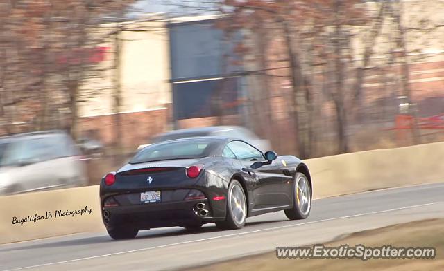 Ferrari California spotted in Highland Park, Illinois