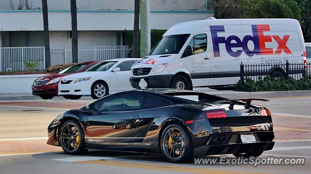 Lamborghini Gallardo spotted in Miami, Florida