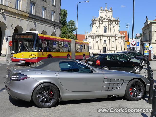 Mercedes SLR spotted in Warsaw, Poland