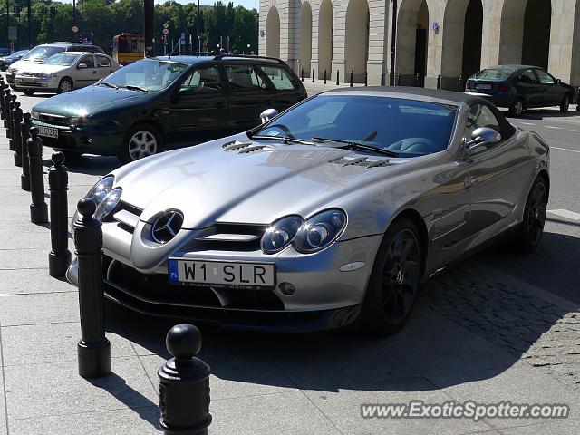 Mercedes SLR spotted in Warsaw, Poland