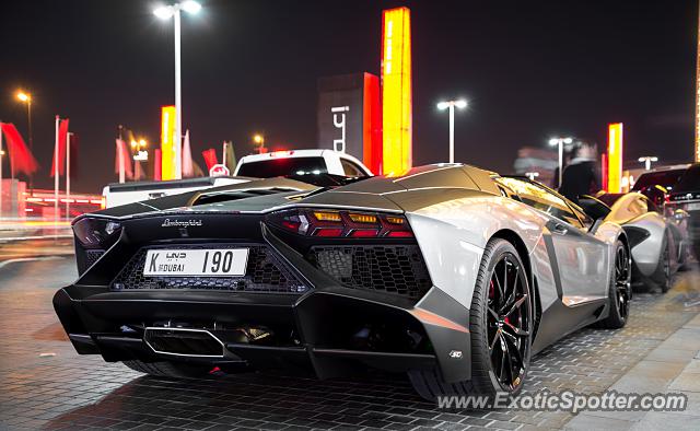 Lamborghini Aventador spotted in Dubai, United Arab Emirates