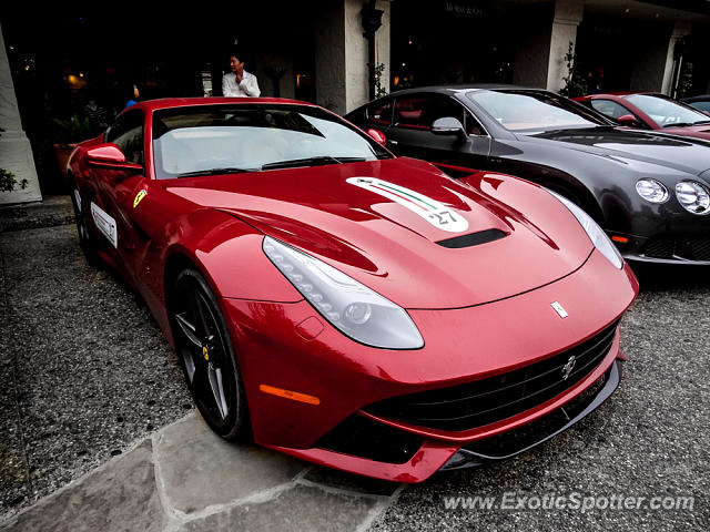 Ferrari F12 spotted in Carmel, California