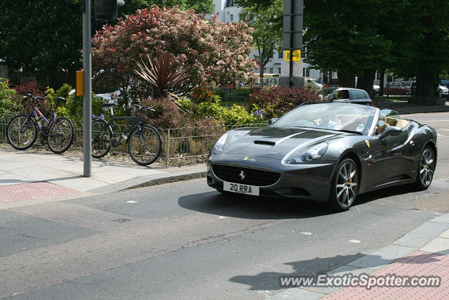 Ferrari California spotted in New Forest, United Kingdom