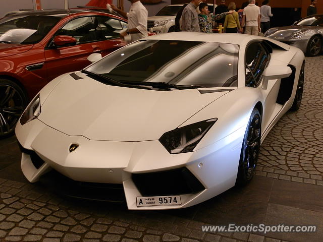 Lamborghini Aventador spotted in Dubai, United Arab Emirates