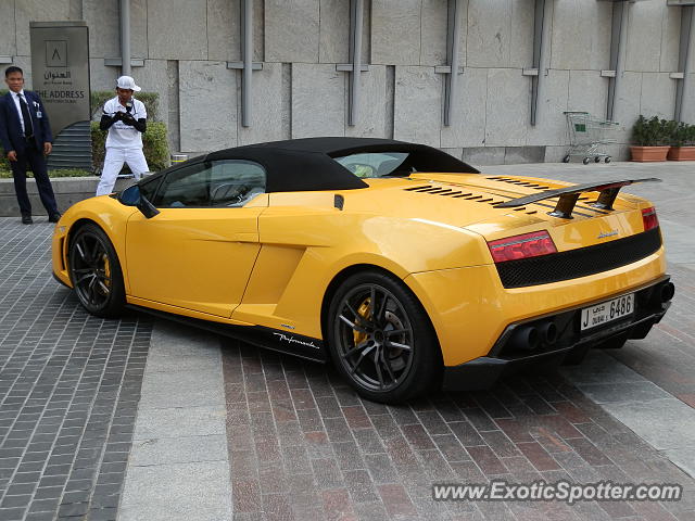 Lamborghini Gallardo spotted in Dubai, United Arab Emirates