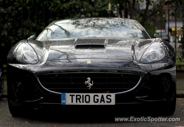 Ferrari California spotted in London, United Kingdom