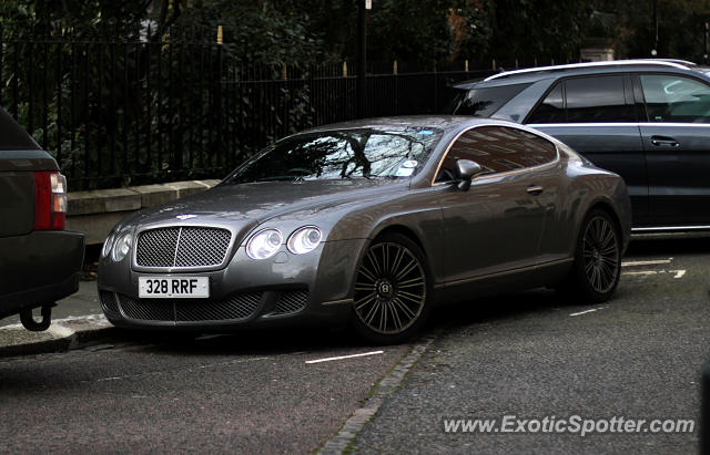 Bentley Continental spotted in London, United Kingdom