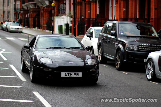 Aston Martin DB7 spotted in London, United Kingdom