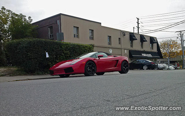 Lamborghini Gallardo spotted in Toronto, Canada