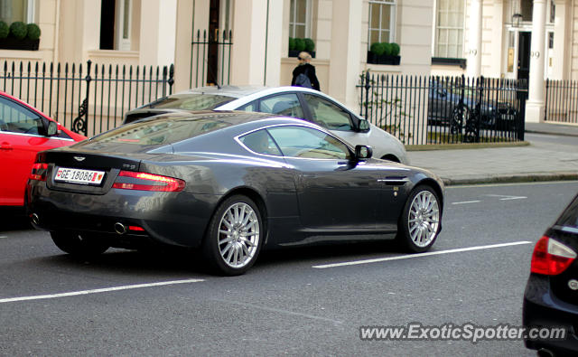 Aston Martin DB9 spotted in London, United Kingdom