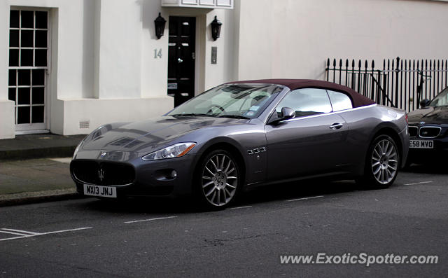 Maserati GranCabrio spotted in London, United Kingdom