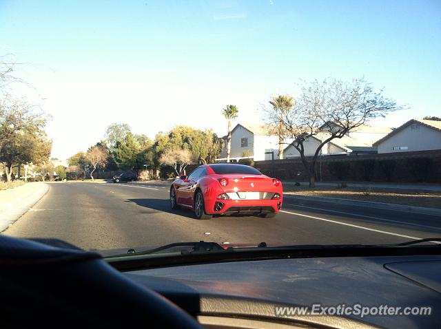 Ferrari California spotted in Las Vegas, Nevada