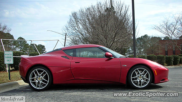 Lotus Evora spotted in Garner, North Carolina