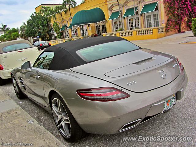 Mercedes SLS AMG spotted in Palm Beach, Florida