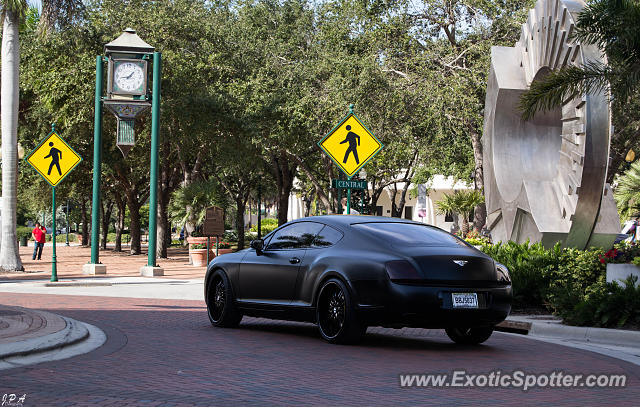 Bentley Continental spotted in Sarasota, Florida