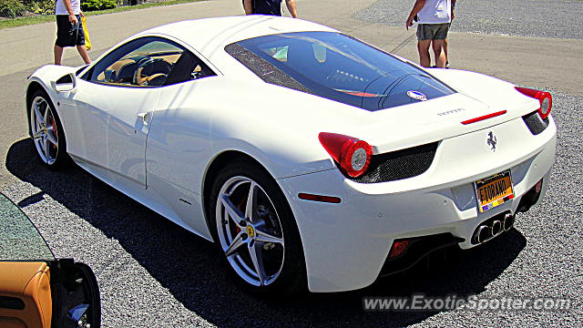 Ferrari 458 Italia spotted in Watkins Glen, New York