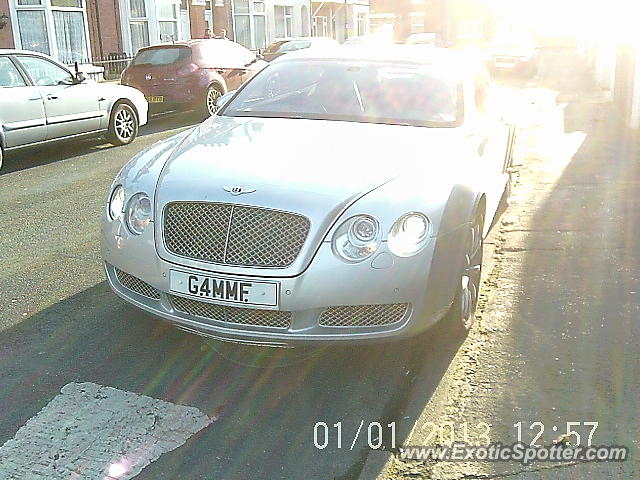 Bentley Continental spotted in Goole, United Kingdom