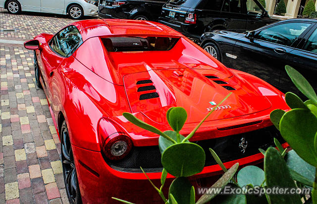 Ferrari 458 Italia spotted in Miami, Florida