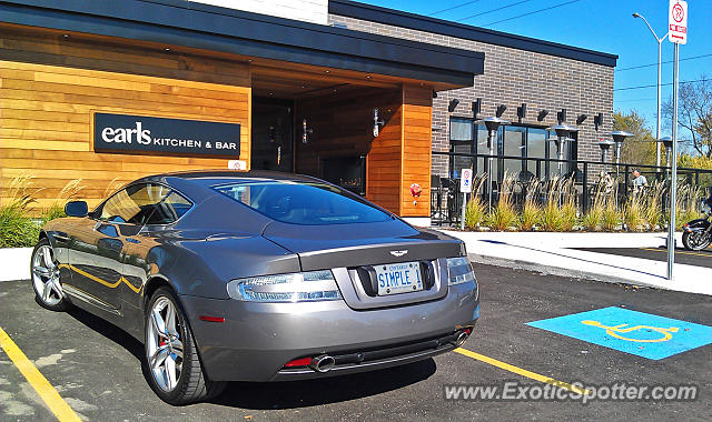 Aston Martin DB9 spotted in London, Ontario, Canada