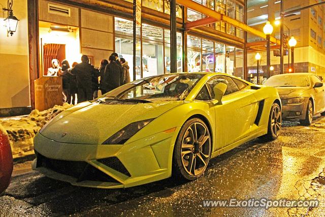 Lamborghini Gallardo spotted in Chicago, Illinois