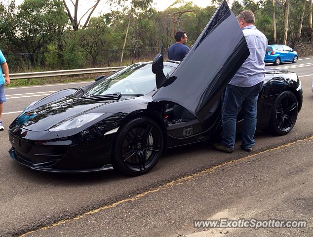 Mclaren MP4-12C spotted in Blue mountains, Australia