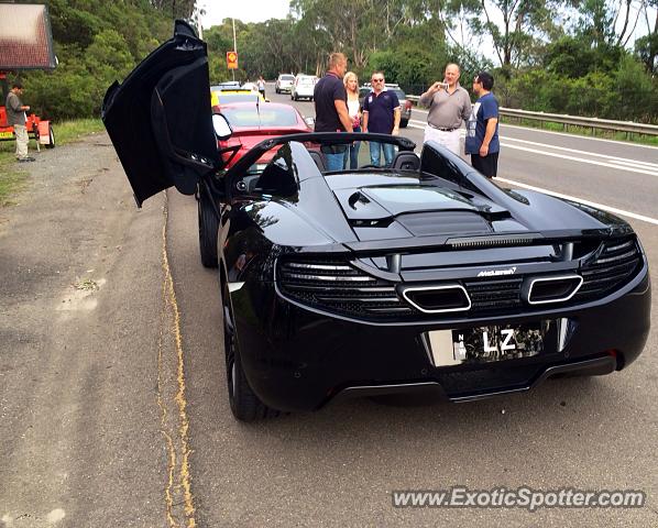 Mclaren MP4-12C spotted in Blue mountains, Australia