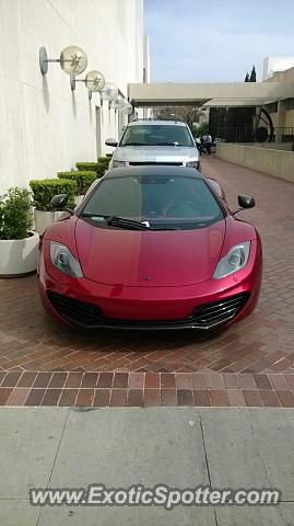 Mclaren MP4-12C spotted in Beverly hills, California