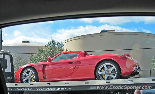 Porsche Carrera GT spotted in Palm Beach, Florida